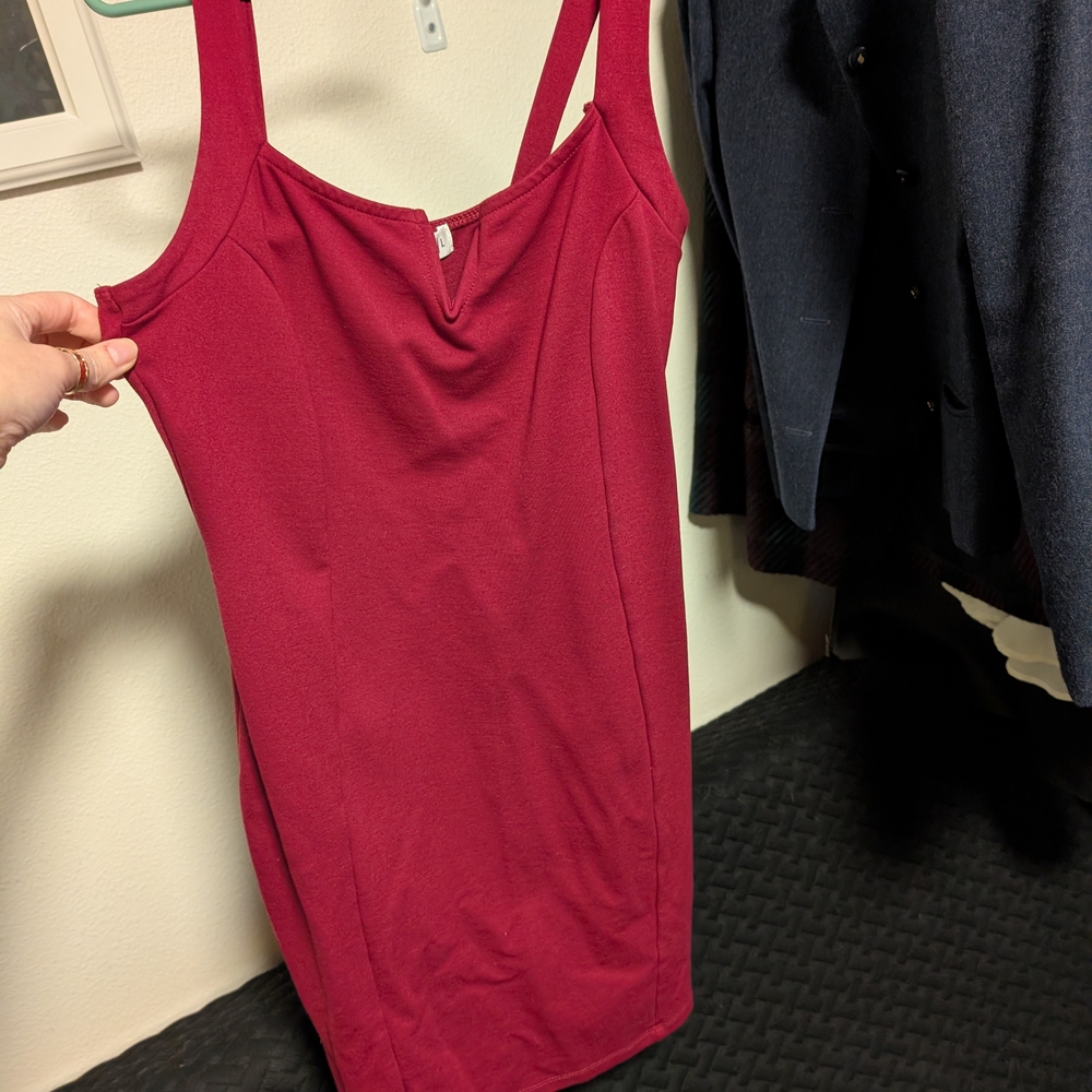 Magenta Mini Dress - Picture 3 of 5